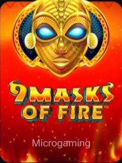 9 Masks of Fire slot for Kingdom Casino bonus play