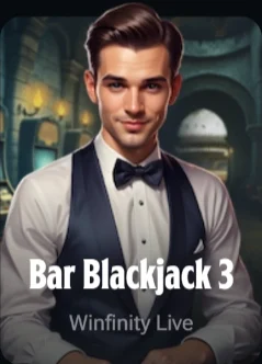 Bar Blackjack 3 live table at Kingdom Casino